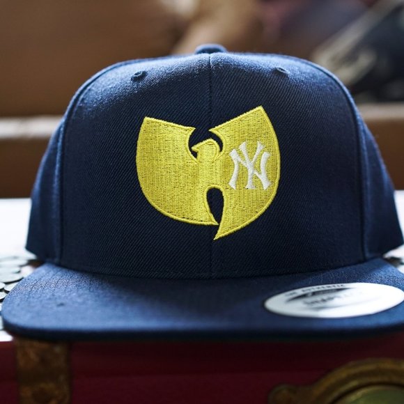 New York Yankees Wu Tang  Snapback Hat - Picture 1 of 4